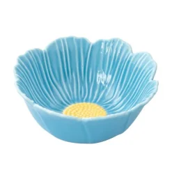 Oldenhof Daisy kom ø 12 cm aardewerk blauw