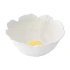 Oldenhof Daisy schaal ø 21,5 cm aardewerk wit