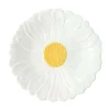Oldenhof Daisy serveerbord ø 30 cm aardewerk wit