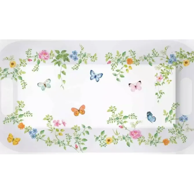 Oldenhof Dancing Butterflies dienblad 40 x 21 cm