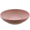Oldenhof 1821 diep bord ø 23 x 5,5 cm aardewerk mat roze