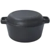 Oldenhof Dutch Oven braadpan ø 26 cm ongeëmailleerd gietijzer