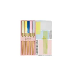 Oldenhof eetstokjes 22,5 cm Colorfull 5 stuks