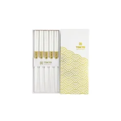 Oldenhof eetstokjes 22,5 cm Gold Wave 5 stuks