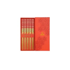 Oldenhof eetstokjes 22,5 cm Red Leaf 5 stuks