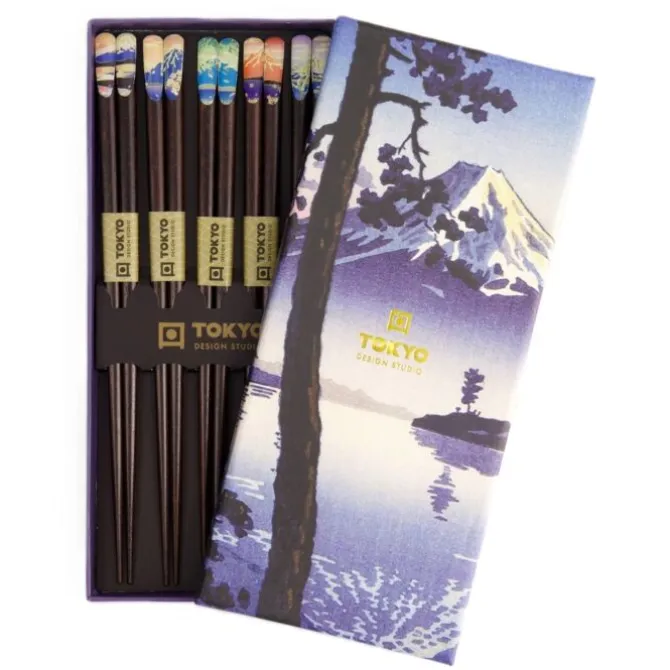Oldenhof eetstokjes giftbox Fuji 5 stuks
