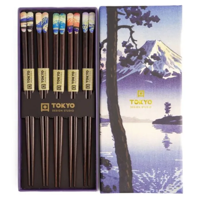 Oldenhof eetstokjes giftbox Fuji 5 stuks