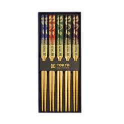 Oldenhof eetstokjes giftbox Dragon 5 stuks