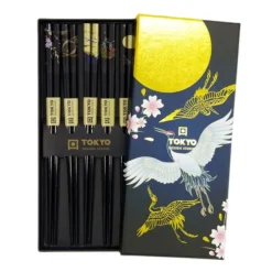 Oldenhof eetstokjes giftbox Crane 5 stuks