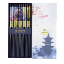 Oldenhof eetstokjes giftbox Temple 5 stuks
