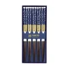 Oldenhof eetstokjes giftbox Blue Plum 5 stuks