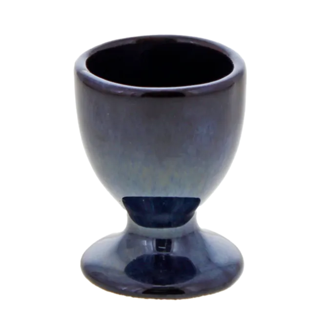 Oldenhof 1821 eierdop 6 x 5 cm aardewerk indigo blauw