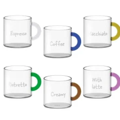 Oldenhof espressoglazenset 100 ml glas 6-delig