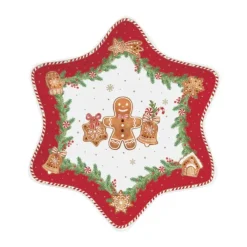 Oldenhof Fancy Gingerbread bord ø 22,5 cm porselein