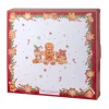 Oldenhof Fancy Gingerbread taartset porselein 2-delig