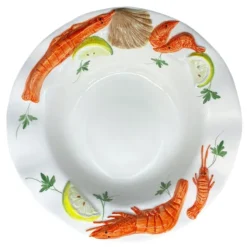 Oldenhof Frutti di Mare diepe schaal met ribbel ø 30 cm
