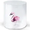 Oldenhof glazen beker met flamingo 250 ml