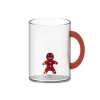 Oldenhof glazen mok met gingerbreadman 420 ml