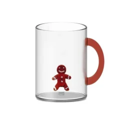 Oldenhof glazen mok met gingerbreadman 420 ml