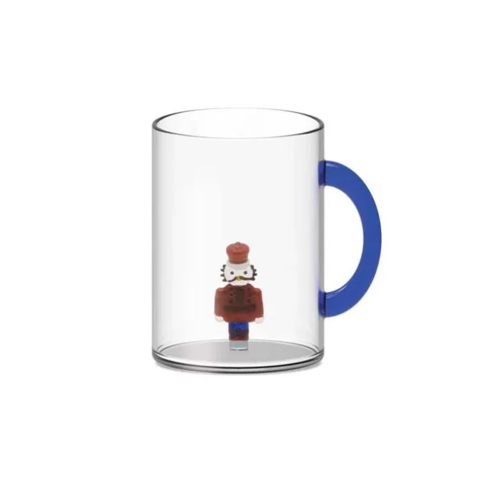 Oldenhof glazen mok met nutcracker 420 ml