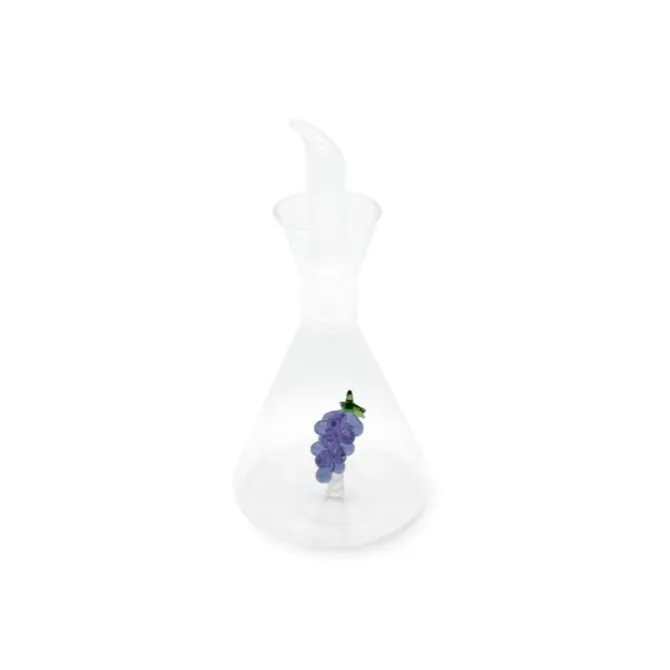 Oldenhof glazen olijfoliekannetje met druiventros 250 ml