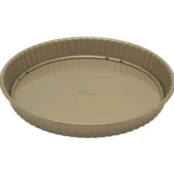 Oldenhof Golden Heritage ronde taartvorm ø 26 cm geribbeld met losse bodem staal