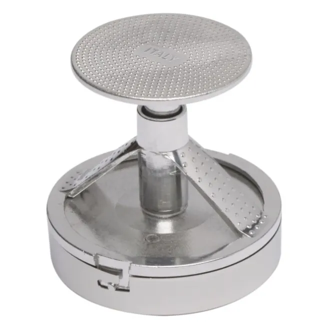 Oldenhof hamburgerpers 10 cm aluminium mat