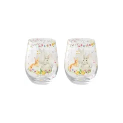 Oldenhof Happy Easter drinkglas 500 ml glas 2 stuks