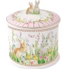 Oldenhof Happy Easter koekjespot ø 14 cm h 16 cm porselein