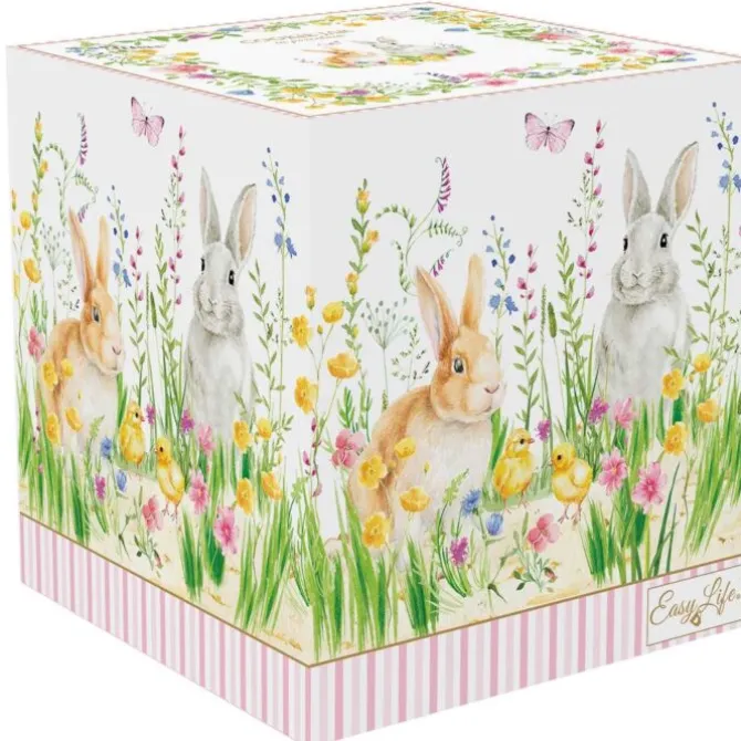 Oldenhof Happy Easter koekjespot ø 14 cm h 16 cm porselein