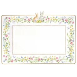 Oldenhof Happy Easter serveerbord 36 x 24 cm porselein