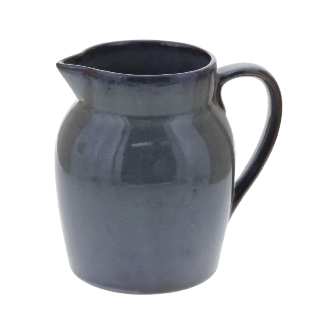 Oldenhof 1821 Hazelnut karaf 1 liter aardewerk olijfgrijs