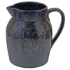 Oldenhof 1821 Hazelnut karaf 1 liter aardewerk spickelblauw