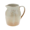 Oldenhof 1821 Hazelnut karaf 1 liter aardewerk beige