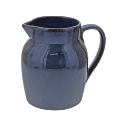Oldenhof 1821 Hazelnut karaf 1 liter aardewerk blauw