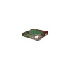 Oldenhof Holly & Berries serveerbord 20 cm porselein cadeaubox groen
