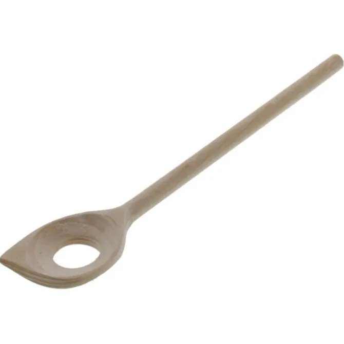 Oldenhof houten lepel met gat 30 cm
