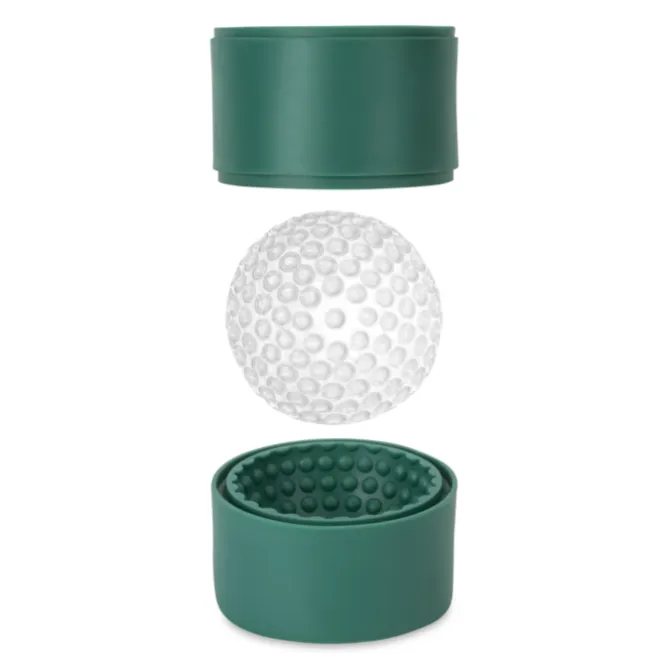 Oldenhof ijsbalvormen golfbal set van 2 groen
