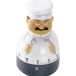 Oldenhof keukentimer chef met koksmuts 60 min kunststof