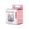Oldenhof keukentimer kat grijs ∅ 6 cm