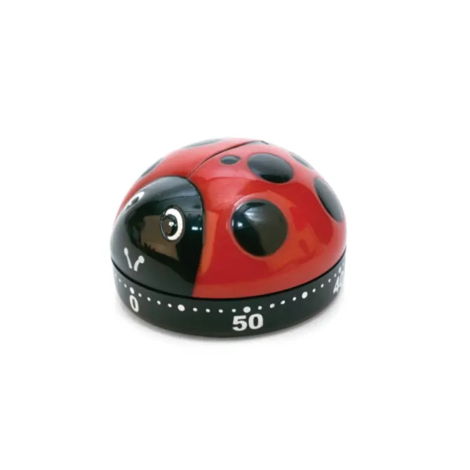 Oldenhof keukentimer lieveheersbeestje rood ∅ 4,5 cm