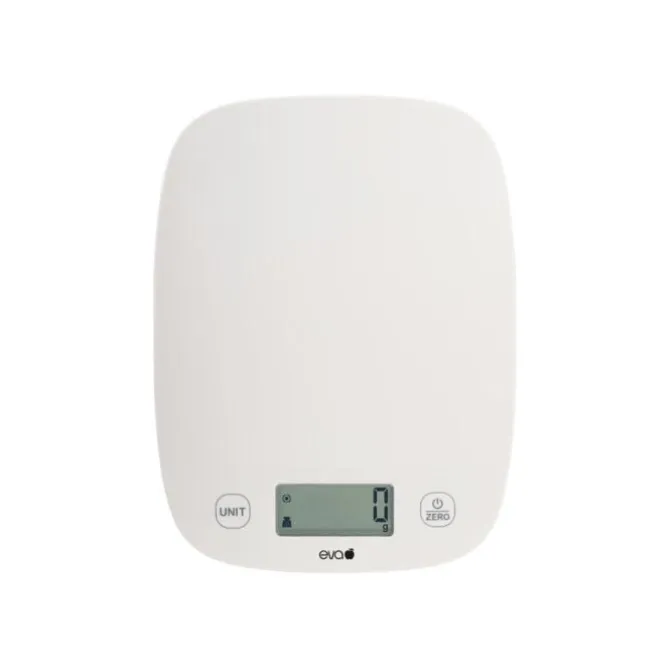 Oldenhof keukenweegschaal 5 kg mat wit