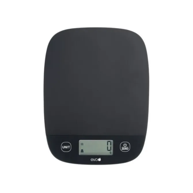 Oldenhof keukenweegschaal 5 kg mat zwart