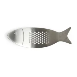 Oldenhof knoflookpers vis 16,2 x 5,5 cm rvs