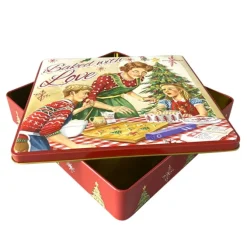 Oldenhof Koekblik Kerst 'Baked with love' 1,9 liter