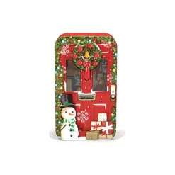 Oldenhof koekblik Kerst rode voordeur 500 ml