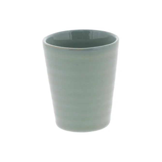 Oldenhof koffiemok ø 6 cm aardewerk saliegroen