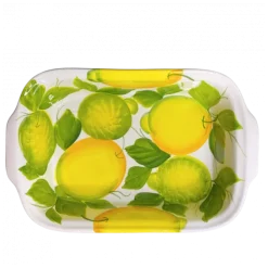 Oldenhof lasagneschaal citroen limoen aardewerk