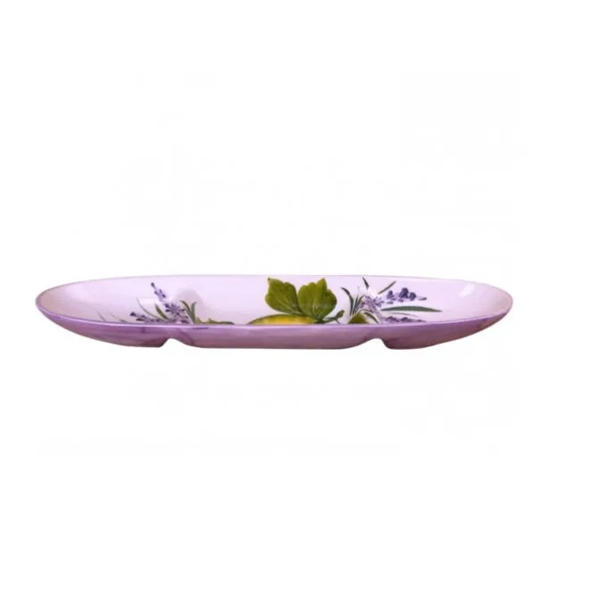 Oldenhof Limone & Lavanda antipastischaal aardewerk