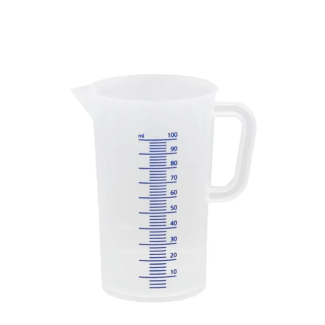 Oldenhof maatbeker 100 ml kunststof transparant